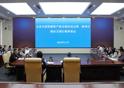 湖南省自然资源资产组合供应试点第一批项目供应计划行政审查会召开